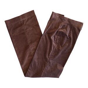 Vintage 70’s80’s Ellen Tracy Women’s Chocolate Velvet Trousers